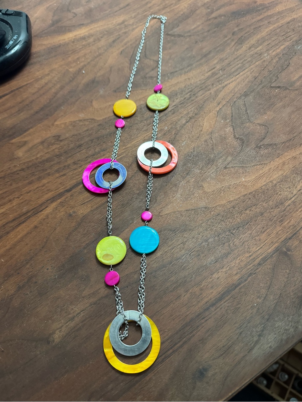 Paparazzi "Kaleidoscopically Captivating" Multi-Colored Silvertoned Necklace
